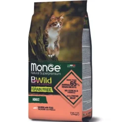 Monge Bwild Cat Adult Grain Free Salmone