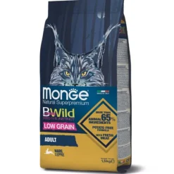 Monge BWild Cat Low Grain Adult alla Lepre