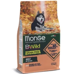 Monge Bwild Dog Adult Grain Free Salmone