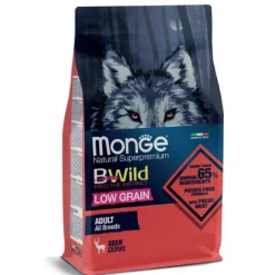 Monge BWild Dog Adult Low Grain Cervo