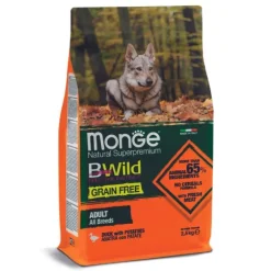Monge BWild Grain Free Adult All Breeds Anatra e Patate