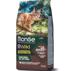 Monge Bwild Grain Free Large breed Cat Bufalo