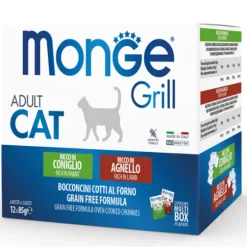 Monge Grill Adult Cat Grain Free Multipack 12x85 gr