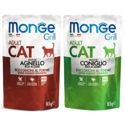 Monge Grill Grain Free Adult Cat bocconcini 85 gr