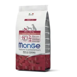Monge Natural Superpremium Mini Puppy & Junior Ricco di Pollo
