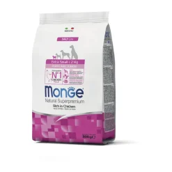 Monge Natural Superpremium Extra Small Puppy & Junior Ricco di Pollo