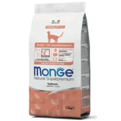 Monge Natural Superpremium Adult Monoprotein con Salmone