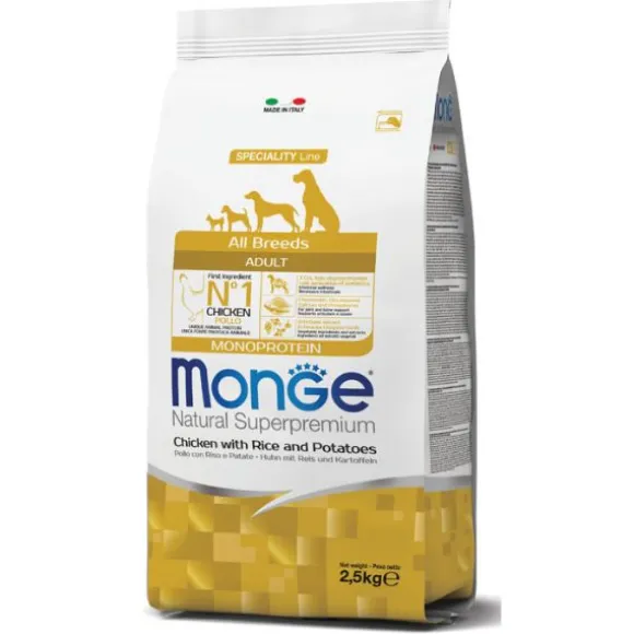 Monge Natural Superpremium All Breeds Adult Monoprotein Pollo con Riso e Patate