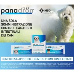 MSD Panadron Plus XL vermifugo compresse per cani +35 Kg