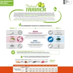 Natural Trainer Adult Medium con Pollo Fresco e riso