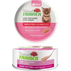 Natural Trainer Baby Kitten con tacchino 80 gr