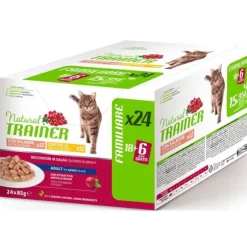 Natural Trainer Cat Adult multipack 24 x 85 gr