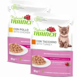 Natural Trainer Kitten&Young Bocconcini in salsa  85 gr