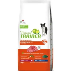 Natural Trainer Medium Adult con Manzo