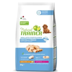 Natural Trainer Puppy e Junior Mini con Pollo Fresco
