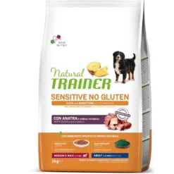 Natural Trainer Sensitive No Gluten Medium/Maxi Adult con anatra