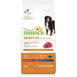 Natural Trainer Sensitive No Gluten Medium/Maxi Adult con Agnello