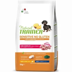 Natural Trainer Sensitive No Gluten Adult Small e Toy con Coniglio