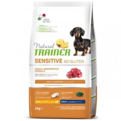 Natural Trainer Sensitive No Gluten Mini Adult con Agnello