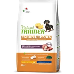 Natural Trainer Sensitive No Gluten Mini Adult con anatra