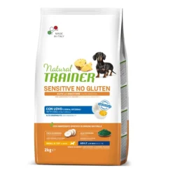 Natural Trainer Sensitive Adult Mini Grain Free Monoproteico con Uovo
