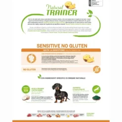 Natural Trainer Sensitive No Gluten Adult Small e Toy con Coniglio