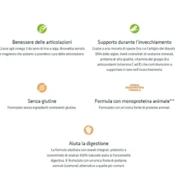 Natural Trainer Sensitive No Gluten Medium&Maxi Mature con salmone