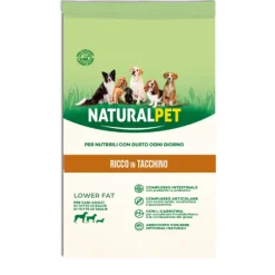 NaturalPet Adult All Breeds Light Tacchino