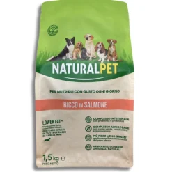 NaturalPet Adult Mini Light Salmone (scadenza: 25/07/2025)