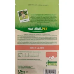 NaturalPet Adult Mini Salmone (scadenza: 24/07/2025)