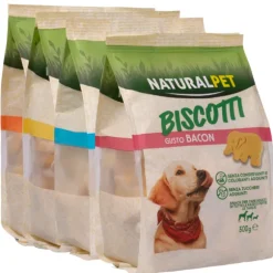 NaturalPet biscotti per cani All Breeds formine snack 300 gr