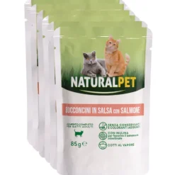 NaturalPet Cat Adult Bocconcini in salsa 85 gr