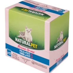 NaturalPet Cat Kitten Prime Orme Patè multipack 12x70 gr