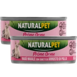 NaturalPet Cat Kitten Ragù Prime Orme 85 gr