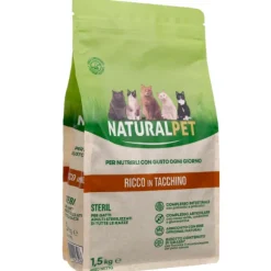 NaturalPet Cat Sterilised Tacchino