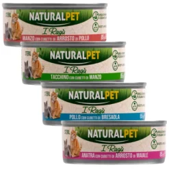 NaturalPet Cat Sterilized Deliziosi Ragù di carne 85 gr