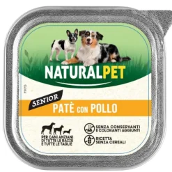 NaturalPet Dog Senior Patè Gluten Free 150 gr