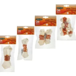NaturalPet Doggy Snacks Osso Annodato pollo e bovino