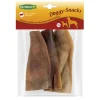 NaturalPet Doggy Snacks per cani Pelle di Testa di Manzo