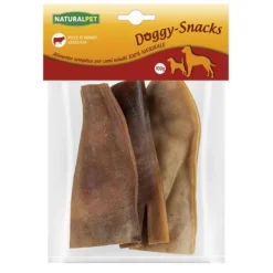 NaturalPet Doggy Snacks per cani Pelle di Testa di Manzo