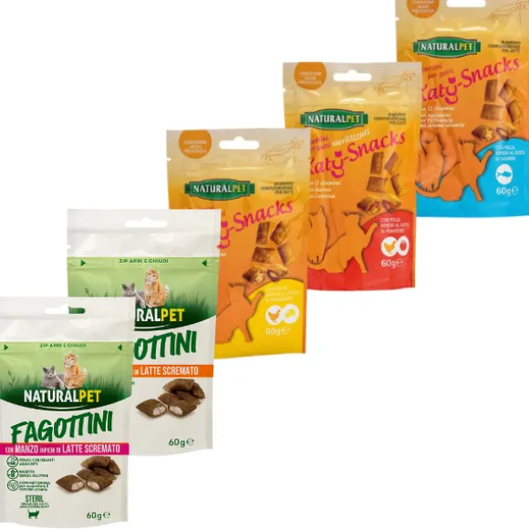 NaturalPet Fagottini ripieni Cat Adult 60 gr