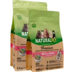NaturalPet Premium Cat Adult Maiale e prosciutto