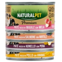 NaturalPet Premium Dog Adult Patè 150 gr
