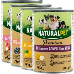 NaturalPet Premium Dog Adult Patè 400 gr