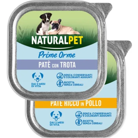 NaturalPet Prime Orme Dog Puppy Patè Gluten Free 150 gr