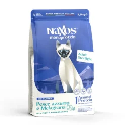 Naxos Monoprotein Cat Adult Sterilised Pesce azzurro e melagrana