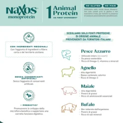 Naxos Monoprotein Cat Adult Sterilised Pesce azzurro e melagrana