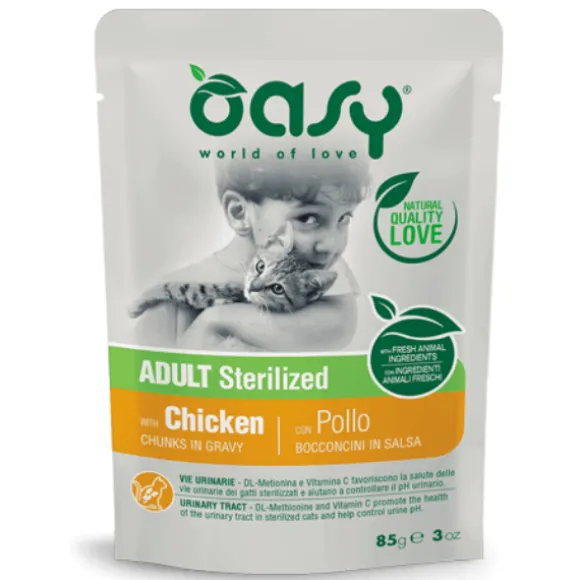 Oasy Cat Bocconcini in salsa 85 gr
