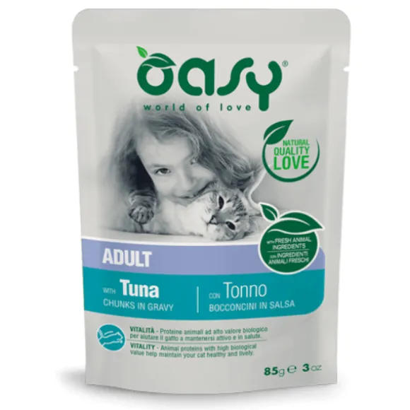 Oasy Cat Bocconcini in salsa 85 gr
