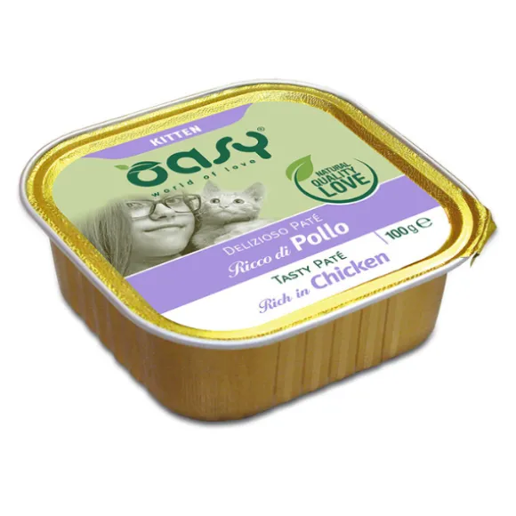 Oasy Cat Kitten Delizioso Patè 100 gr